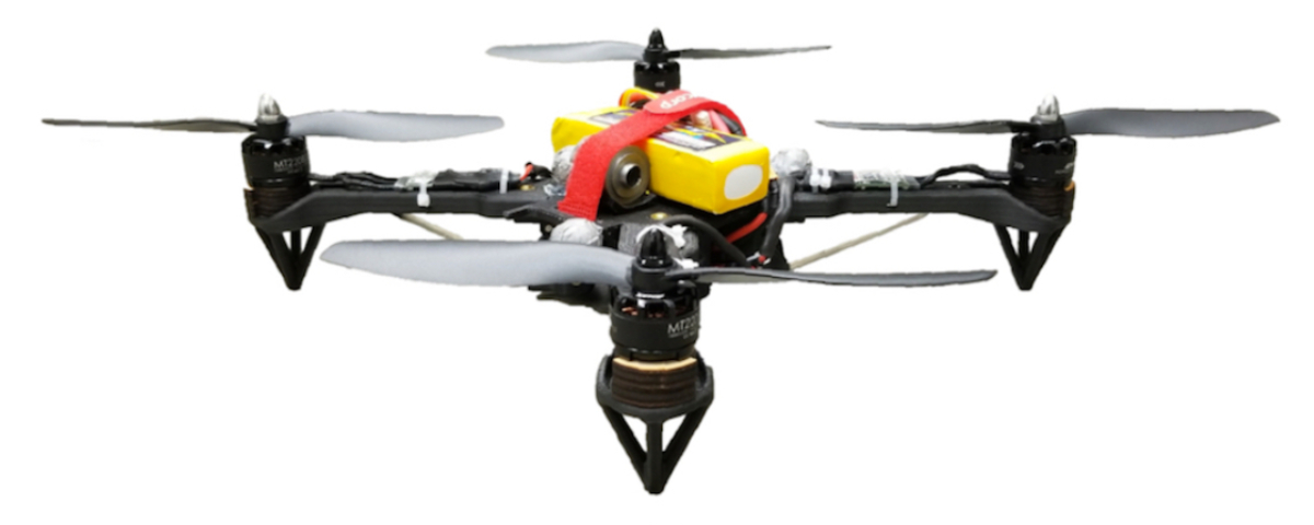 Imagem de: Pesquisadores criam drone capaz de encolher durante o voo