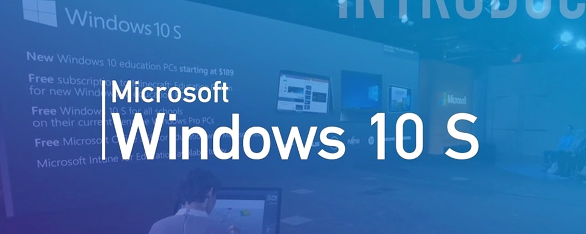 Imagem de: Microsoft confirma Windows 10 S embutido em todas as versões