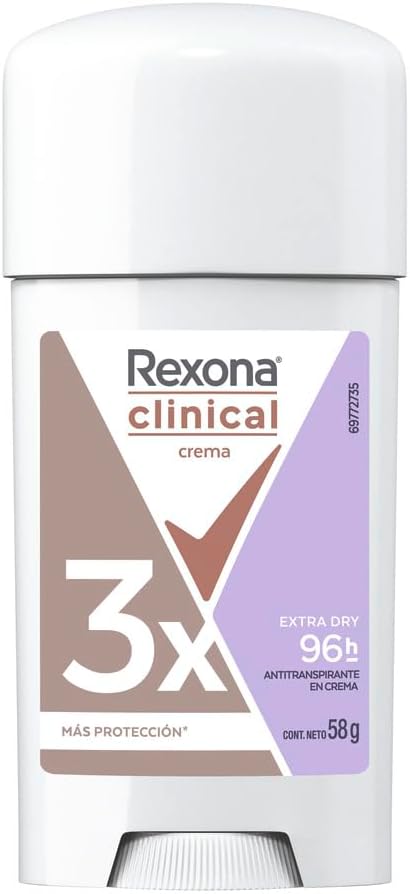 Rexona Clinical Antitranspirante Creme Extra Dry 58g