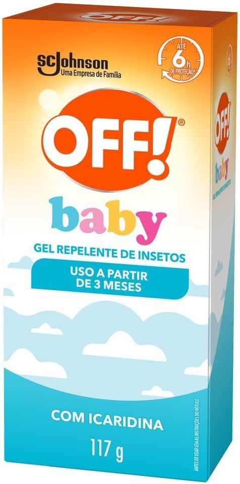 OFF! Off Repelente Baby Loção Em Gel 117Ml