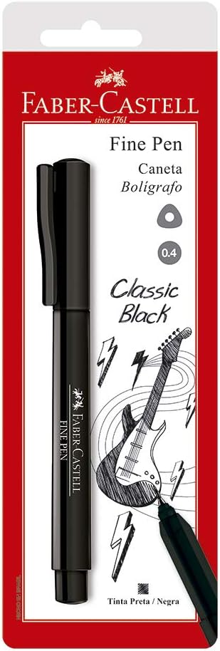 Faber-Castell SM/FPBPRZF Fine Pen - Caneta Ponta Fina