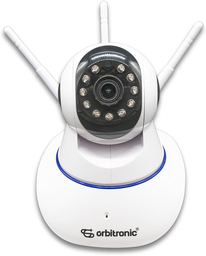 Câmera Segurança 3 Antenas Robo Baba Pet Ip Onvif Wifi Noturna Orbitronic