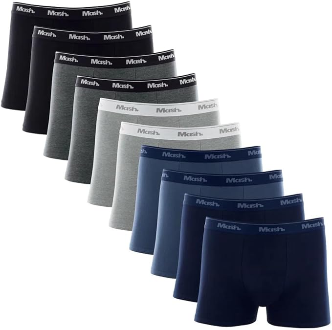 Kit 10 Cueca Boxer Mash Algodão Masculino