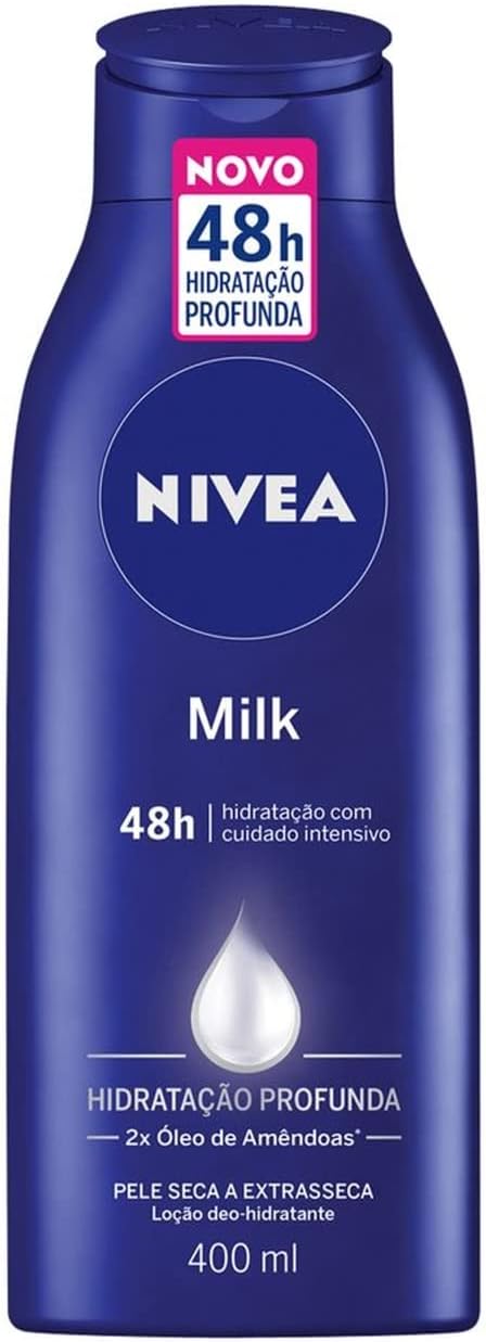 NIVEA Hidratante Corporal Milk Pele Seca - Nutrição intensa para pele seca a extrasseca
