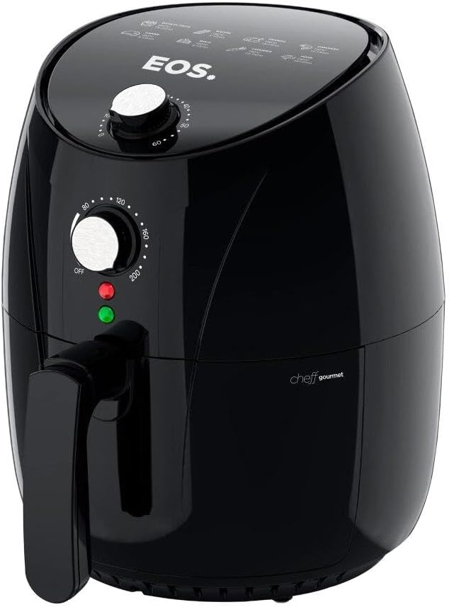 Fritadeira Sem Óleo Air fryer Eos Chef Gourmet 4 Litros Preto Eaf40p 110v