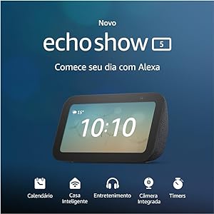 Echo Show 5 (3ª geração - 2023) | Smart display com Alexa