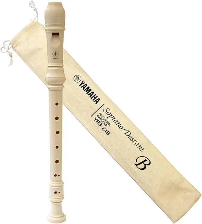 Flauta doce Yamaha Soprano YRS-24B dedilhado estilo Barroco