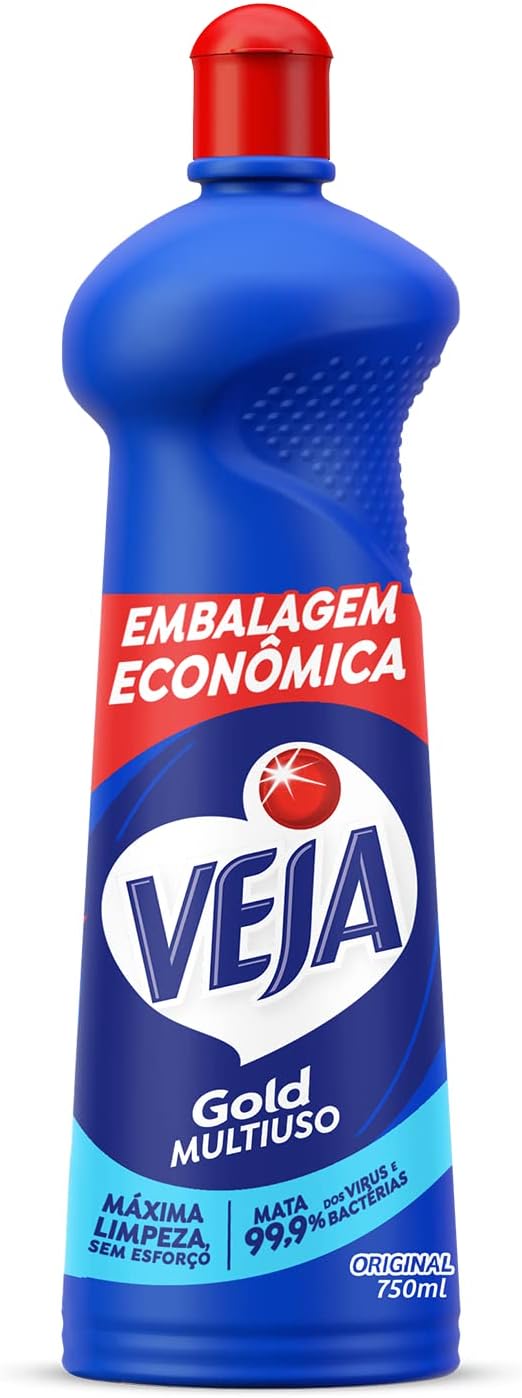 Veja Limpador Multiuso Gold Original 750Ml Embalagem Econômica