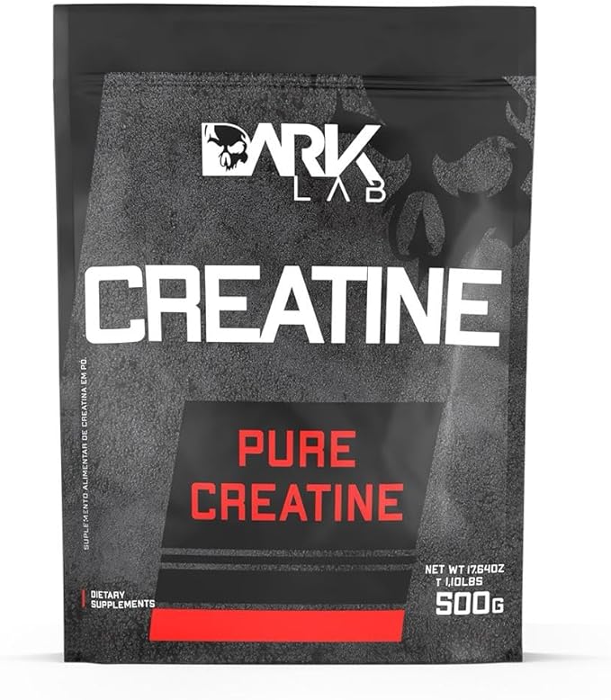 Creatina 100% Pura Monohidratada 500g Dark Lab | Serve 166 Doses | Mais Alto Grau de Pureza