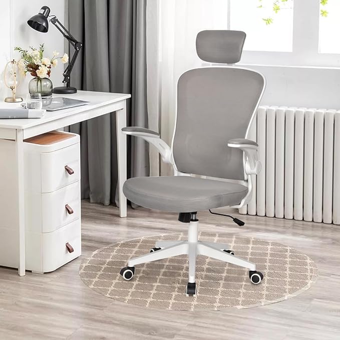 cadeira de ergonomica escritorio（Cinza）