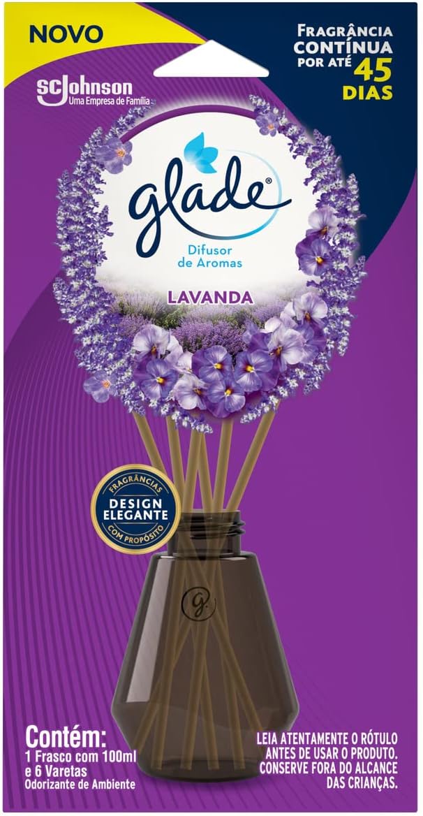 Glade Aromatizador de Ambiente Difusor Lavanda 100ml