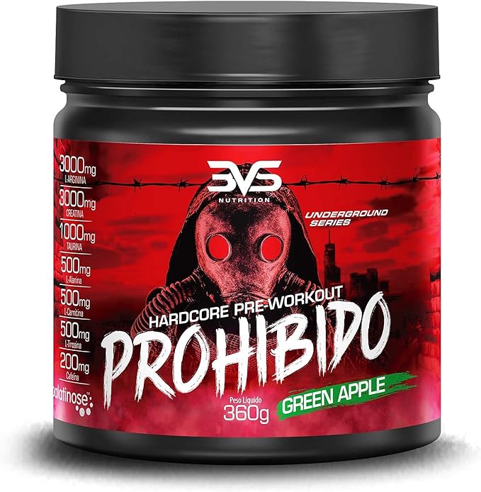 Pré Treino Prohibido Hardcore Pre-Workout