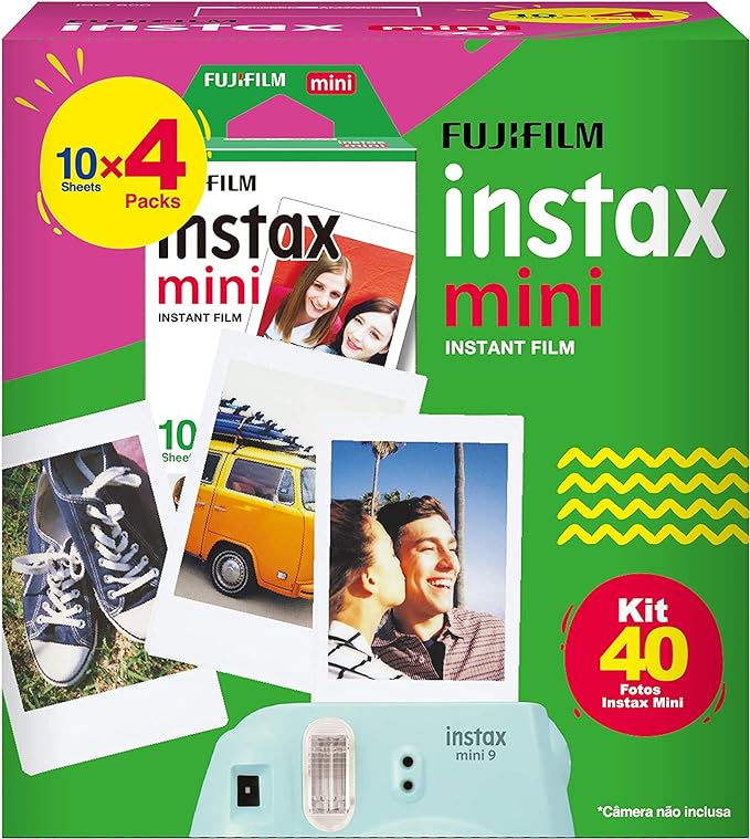 Fujifilm Instax Mini - Filme Com 40 Fotos