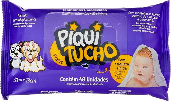 Piquitucho Pratic - Toalhas Umedecidas