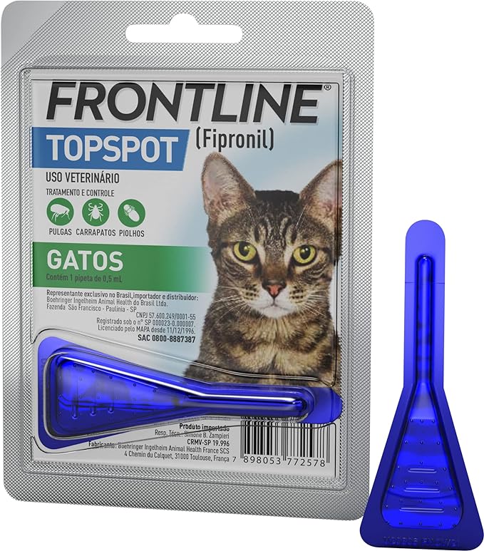 Frontline Antipulgas E Carrapatos Topspot Para Gatos